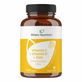Vitamín C + Vitamín D + Zinkový imunitní systém Ultra kapsle, 120 ks