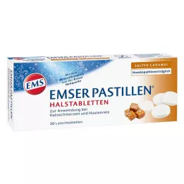EMSER Pastilky pastilky do krku slaný karamel, 30 ks