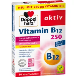 DOPPELHERZ Vitamin B12 250 Aktivní tablety, 30 ks
