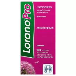 LORANOPRO 0,5 mg/ml perorální roztok, 100 ml