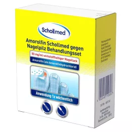 AMOROLFIN Sada na ošetření nehtové plísně Schollmed, 2,5 ml