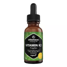 VITAMIN K2 MK7 kapky vysoké dávky veganské, 50 ml