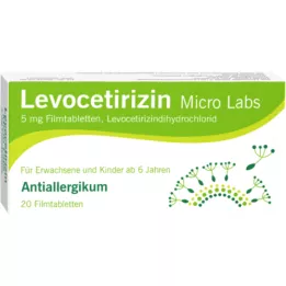 LEVOCETIRIZIN Micro Labs 5 mg filmové tablety, 20 ks