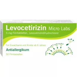 LEVOCETIRIZIN Micro Labs 5 mg filmové tablety, 50 ks