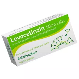 LEVOCETIRIZIN Micro Labs 5 mg potahované tablety, 100 ks