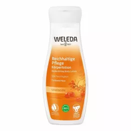 WELEDA Rakytníkový bohatý pečující tělové mléko, 200 ml