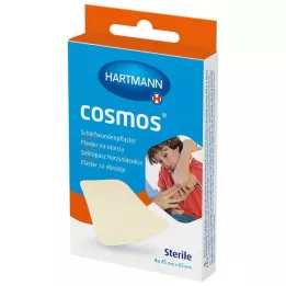 COSMOS Otěrová náplast 45x65 mm sterilní, 4 ks