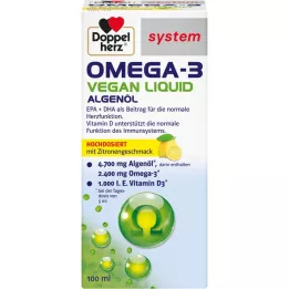 DOPPELHERZ Omega-3 veganský tekutý systém, 100 ml