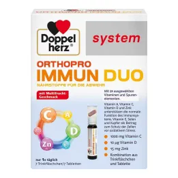 Ampulky na pití Doppelherz Orthopro Immun Duo system, 7 ks