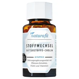 Naturafit Metabolism Bitter Substances + Cholin Kapsle, 60 ks