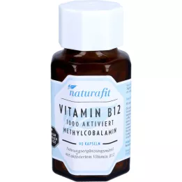 NATURAFIT Vitamin B12 1000 μg aktivovaných tobolek, 90 STS