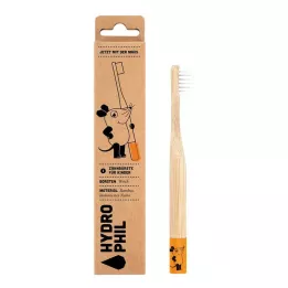 NACHHALTIGE Myš Dětský zubní kartáček Bamboo Orange Soft, 1 ks