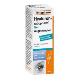 HYALURON-RATIOPHARM Gelové oční kapky, 10 ml