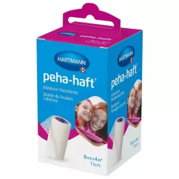 PEHA-HAFT Fixační obvaz bez latexu 8 cmx4 m OTC, 1 ks