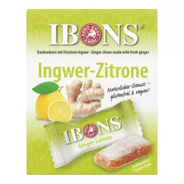 IBONS Žvýkací bonbóny Ginger Lemon Box, 60 g