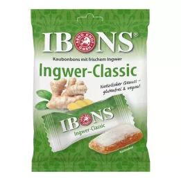 IBONS Zázvorový klasický sáček žvýkacích bonbónů, 92 g