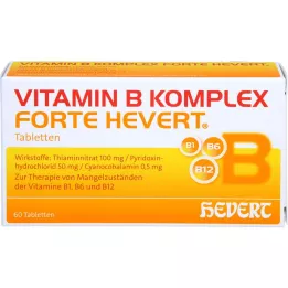 VITAMIN B KOMPLEX forte tablety Hevert, 60 ks