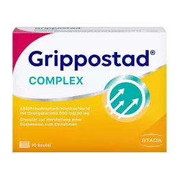 GRIPPOSTAD Komplex ASS/Pseudoeph.500/30 mg Pomeranč, 10 ks