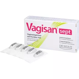 VAGISAN septové vaginální čípky s jódovým povidonem, 5 ks
