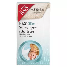 H&amp;S Organické těhotenské filtrační sáčky, 20X2 g