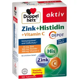 DOPPELHERZ Zink+Histidin Depot tablety Aktivní, 100 ks