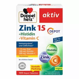 DOPPELHERZ Depotní tablety zinku+histidinu aktivní, 100 ks