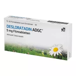 DESLORATADIN ADGC 5 mg potahované tablety, 20 ks