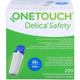 ONE TOUCH Delica Safety Single -Time Help 23 g, 200 ks