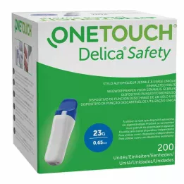 ONE TOUCH Jednorázové odběrové pero Delica Safety 23 G, 200 ks