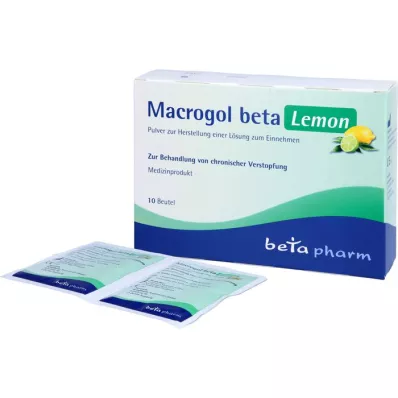 MACROGOL beta Lemon Plv.z.Her.e.Lsg.z.Ingest, 10 ks