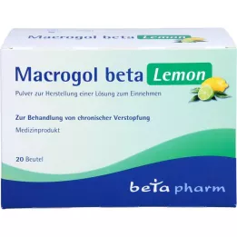 MACROGOL beta Lemon Plv.z.Her.e.Lsg.z.Ingest, 20 ks