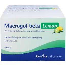 MACROGOL beta Lemon Plv.z.Her.e.Lsg.z.Ingest, 50 ks