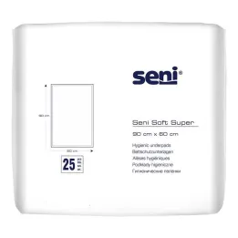 Seni® Soft Super ochranná podložka do postele 90x60 cm, 25 ks