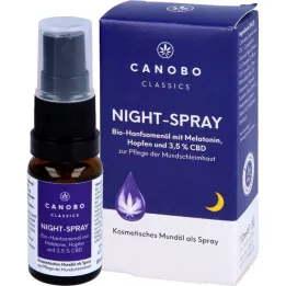 Canobo noční sprej 3,5% BIO CBD s chmelem a melatoninem, 10 ml