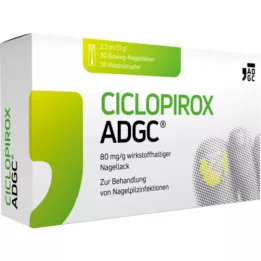 CICLOPIROX ADGC 80 mg/g Aktivní složka. Lak na nehty, 3,3 ml