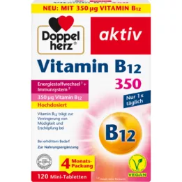 DOPPELHERZ Tablety vitaminu B12 350, 120 ks