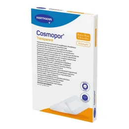Cosmopor průhledný filmový obvaz 9x15 cm sterilní, 5 kusů