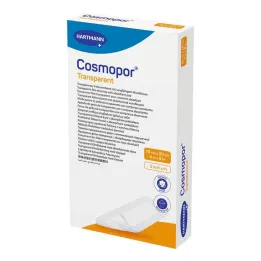 Cosmopor průhledný filmový obvaz 10x20 cm sterilní, 5 kusů