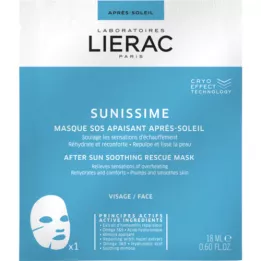LIERAC Sunsissime uklidňující po Slunci SOS masku, 1x18 ml