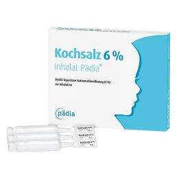 6% Fyziologický roztok inhalační pro pediatrické použití, 20 ampulí