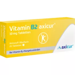 VITAMIN B2 AXICUR 10 mg tablet, 20 ks