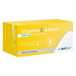 VITAMIN C AXICUR 500 mg potahované tablety, 100 ks