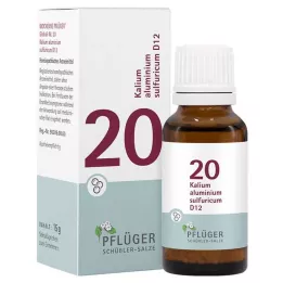 BIOCHEMIE Pflüger 20 Hlinitan draselný.síra.D 12 Gl., 15 g