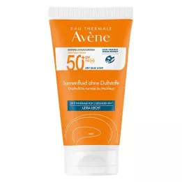 AVENE Sun Fluid SPF 50+ bez vůně, 50 ml