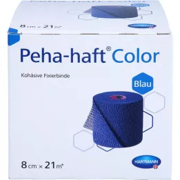 PEHA-HAFT Barevný fixátor bez latexu 8 cmx21 m modrý, 1 ks
