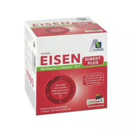 EISEN DIREKT plus vitamín C + kyselina listová + B12 prášek, 60 ks