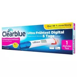CLEARBLUE Těhotenský test Ultra časný digitální test, 1 kus