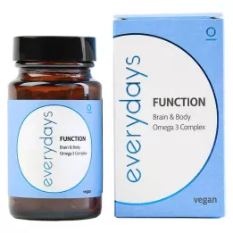 EVERDAYS Funkce Mozek &amp; Tělo Omega-3 veganské WKA, 60 ks