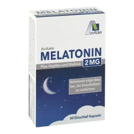 Melatonin 2 mg plus tobolky s chmelem a meduňkou, 60 kusů