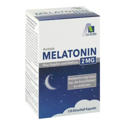 Melatonin 2 mg plus tobolky s chmelem a meduňkou, 120 kusů Melatonin 2 mg plus tobolky s chmelem a meduňkou, 120 kusů